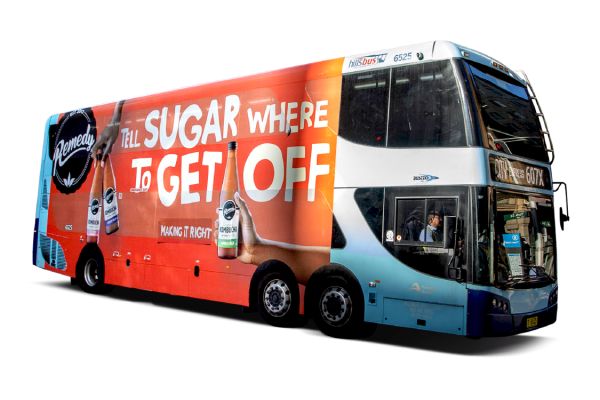 Bus ad formats
